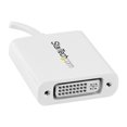 thumbnail image 3 of StarTech.com USB C to DVI Adapter - White - 1920x1200 - USB Type C Video Converter for Your DVI D Display / Monitor / Projector (CDP2DVIW) - External video adapter - USB-C - DVI - white - for P/N: TB4CDOCK, 3 of 3