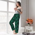 thumbnail image 5 of Saiise Mint Bird Feathers Womens Pajama Pants Stretch Comfy Lounge Pants Drawstring Sleep Bottoms with Pockets-XX-Large, 5 of 6