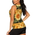 thumbnail image 3 of Lsque Golden Sunflower In Field Printed Workout Tank Tops for Women, Athletic Sports Tank Tops, Compression Sleeveless Dry Fit Shirts,Sleeveless Yoga Shirt-Large, 3 of 9