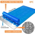 thumbnail image 2 of 4pcs Flower Nail Stamping Plate Leaf Plants Nail Stamper Floral Wreath Nails Arts Stencil DIY Rose Tulip Nails Print Stencils, 2 of 7