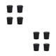 thumbnail image 2 of Monstrate 4 protectores de tapas para pies de , color negro, de amplia aplicación y tapas protectoras de goma antideslizantes 19 diecinueve 2Conjunto, 2 of 6