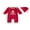 Red, variant on Cjfdfy Newborn Baby Boy Girl Christmas Romper Outfit My 1St Christmas Long Sleeve knit Romper And Santa Hat Set Infant Cute My First Christmas Fall Winter Holiday Set 0-18M