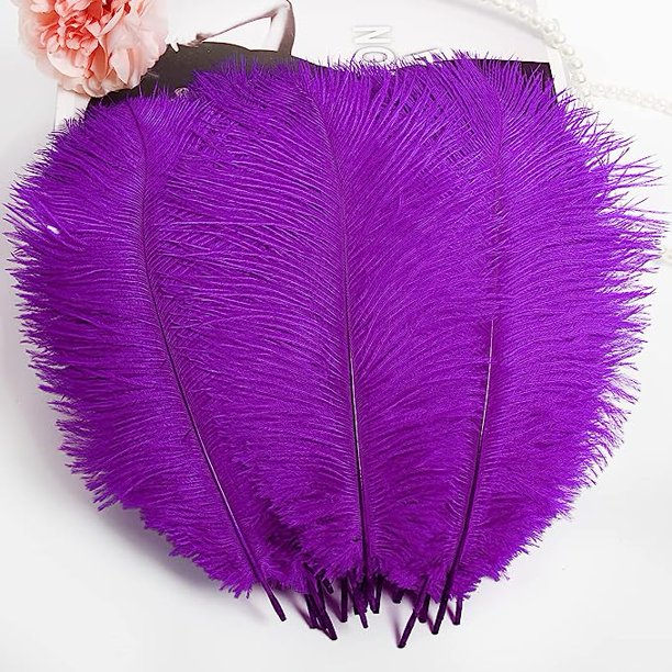 Lavender on sale ostrich feathers