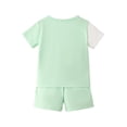 thumbnail image 4 of Baby Clothes Boy Toddler Summer Outfits Kids Printed Short Sleeved Sports 1t 2t 3t 4t 5t 6t Shorts Two Piece Set T-Shirt & 2, 4 of 6