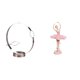 thumbnail image 1 of Portabotellas de vino,Soporte para botellas de vino,soporte para botellas de vino,estante de hierro,Estatua de la bailarina,Estatua de niña de ballet Escultura de niña de resina, 1 of 8