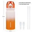 thumbnail image 4 of BJPKPK 18oz Stainless Steel Water Bottle with Straw, Insulated Water Bottle with Leak Proof Lid, Coral, 4 of 7
