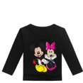 thumbnail image 1 of Camisetas de primavera para bebés, camisetas de manga larga con estampado de Mickey y Minnie de dibujos animados para niños y niñas, ropa para niños y niñas, camiseta, sudadera Autumn12T Gao Jinjia LED, 1 of 2