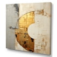 thumbnail image 2 of Designart "Lunar Spiral In Gold And Beige" Abstract Painting Wall Decor, 2 of 7