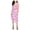 Purple - creampink, variant on Rachel Roy Womens Floral Asymmetrical Dress, Purple, X-Large