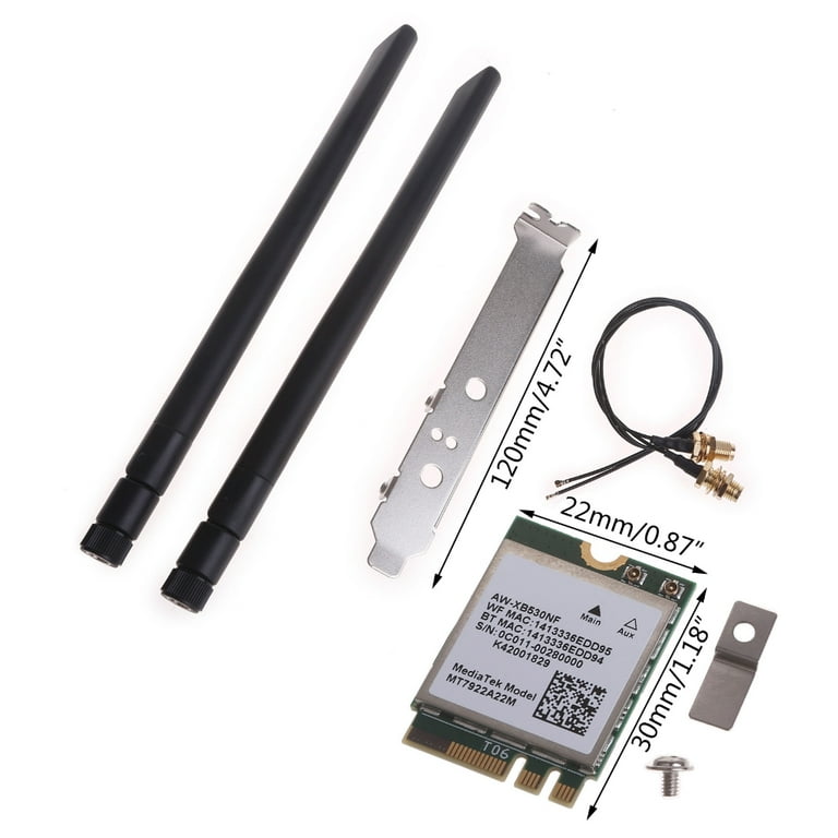 TINYSOME WiFi 6E RZ616 MT7922A22M WiFi Card BTcompatible 5.2