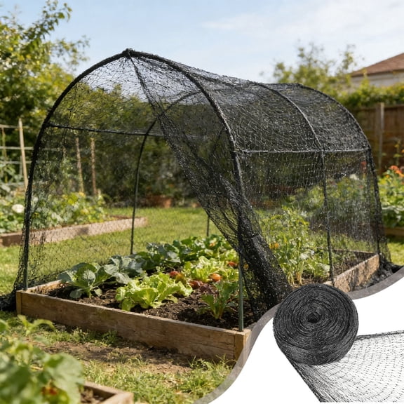 Shade Cloth for Garden,Cuttable Sun Shade for Plants,Mesh Garden Shade Cloth for Greenhouse Vegetables,Plant Heat Protection Black Cover for Patio Raised