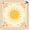 Boho Sunshine, variant on Boho Sunshine Mahjong Mat 31.5 x 31.5 Inch, Abstract Boho Yellow and Orange Sun Mahjong Mat for Table, Non-Slip Noise Reduction Game Table Cover for Card Poker Dominoes Board Games
