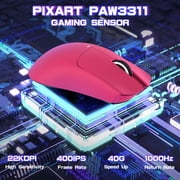 ATTACK SHARK X11SE Wireless Gaming Mouse, PixArt PAW3311 Gaming Sensor, BT/2.4G Wireless/Wired, 65 Hours Battery, Upgrade BK52820 Chip