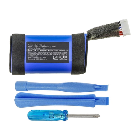 SUN-INTE-265 Battery Replacement for JBL PartyBox On-The-Go Speaker