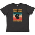 thumbnail image 3 of Inktastic Drummer Funny Retro Plans With My Drums Youth T-Shirt, 3 of 5