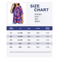 thumbnail image 3 of TIYOMI Plus Size July 4th Oversized T-Shirts Short Sleeve Shirts For Women 5X Round Neck Tops Tie Dye Tee Workout Boyfriend Pullover Summer Casual Loose Fit T-Shirt 5XL 26W 28W, 3 of 3