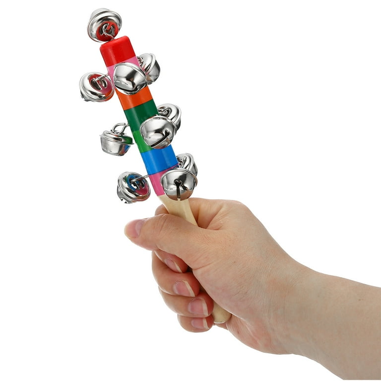 6pcs Hand Jingle Bells, Hand Bell Handheld Wrist Bells Sleigh