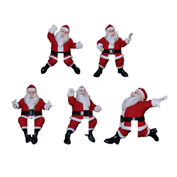 Pegatinas de interruptor de luz Wmkox8yii Papá Noel diferentes modelos divertidas
