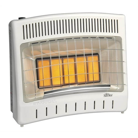- SunStar Large Liquid Propane Infrared Heater (Manual Temperature Control)