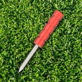 thumbnail image 3 of Herramienta multifuncional Cola para chuletas de golf Horquilla de reparación acero inoxidable rojo, 3 of 7