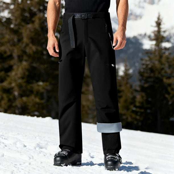 Ceisia Men Solid Color Button Up Golf Pants Lightweight Outdoor Casual Gift Sports Trousers