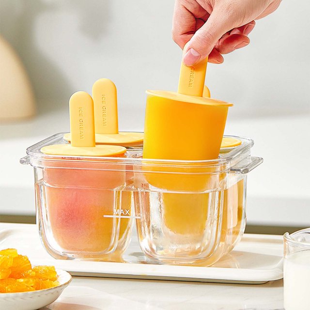 Popsicles Molds Ice Cream Molds Ice Molds Popsicle Molds With Sticks Ice Pop Mold Ice Cream Food Grade Ice Box Sharpener Ice Cream Ice Cream Box Homemade Ice Cream