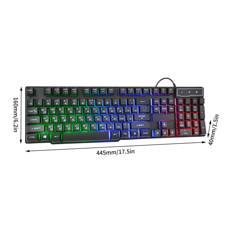 Pack of 5 pcs of gaming accessories for PC AZERTY