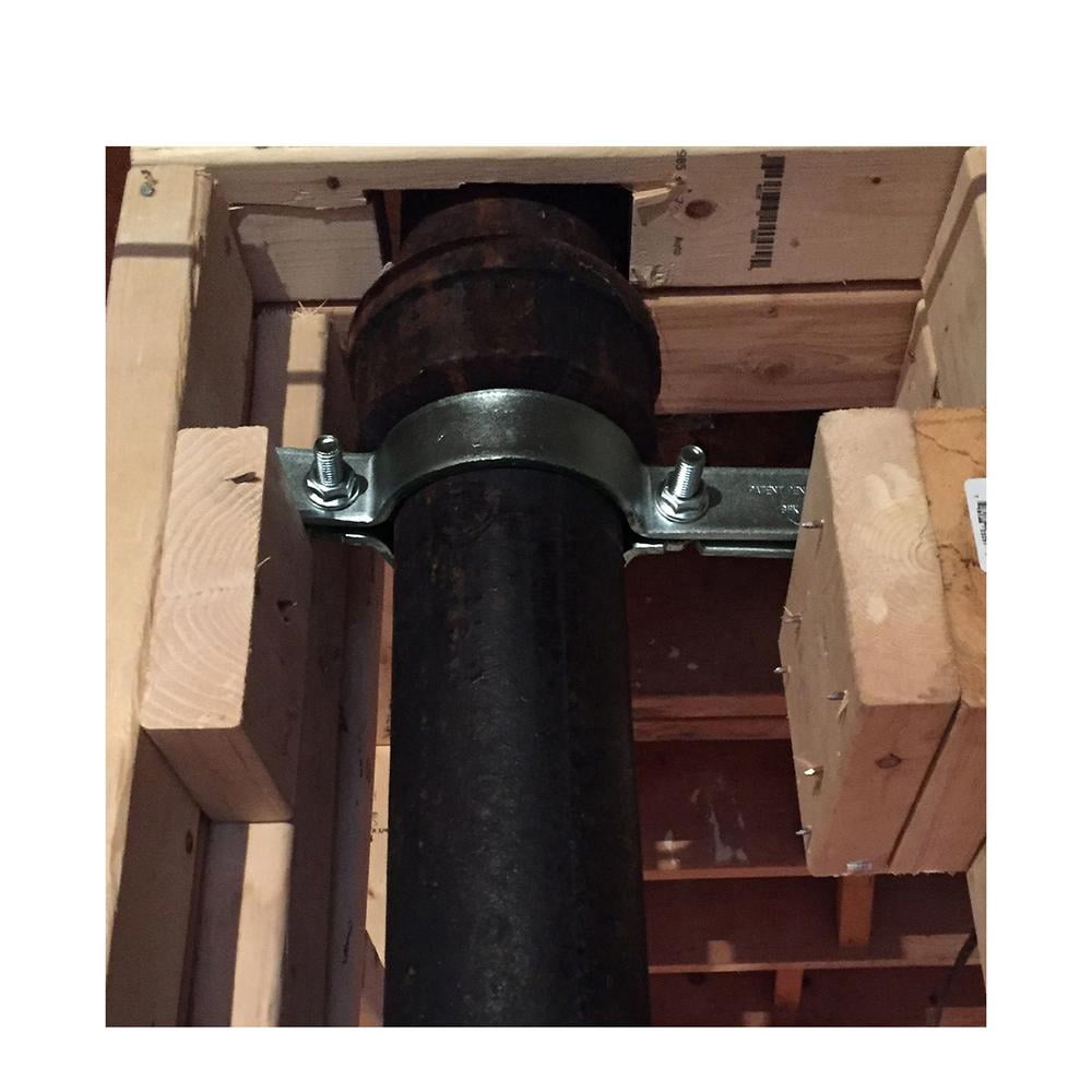 Highcraft 2 in. Riser Clamp in Galvanized Steel (5-Pack)