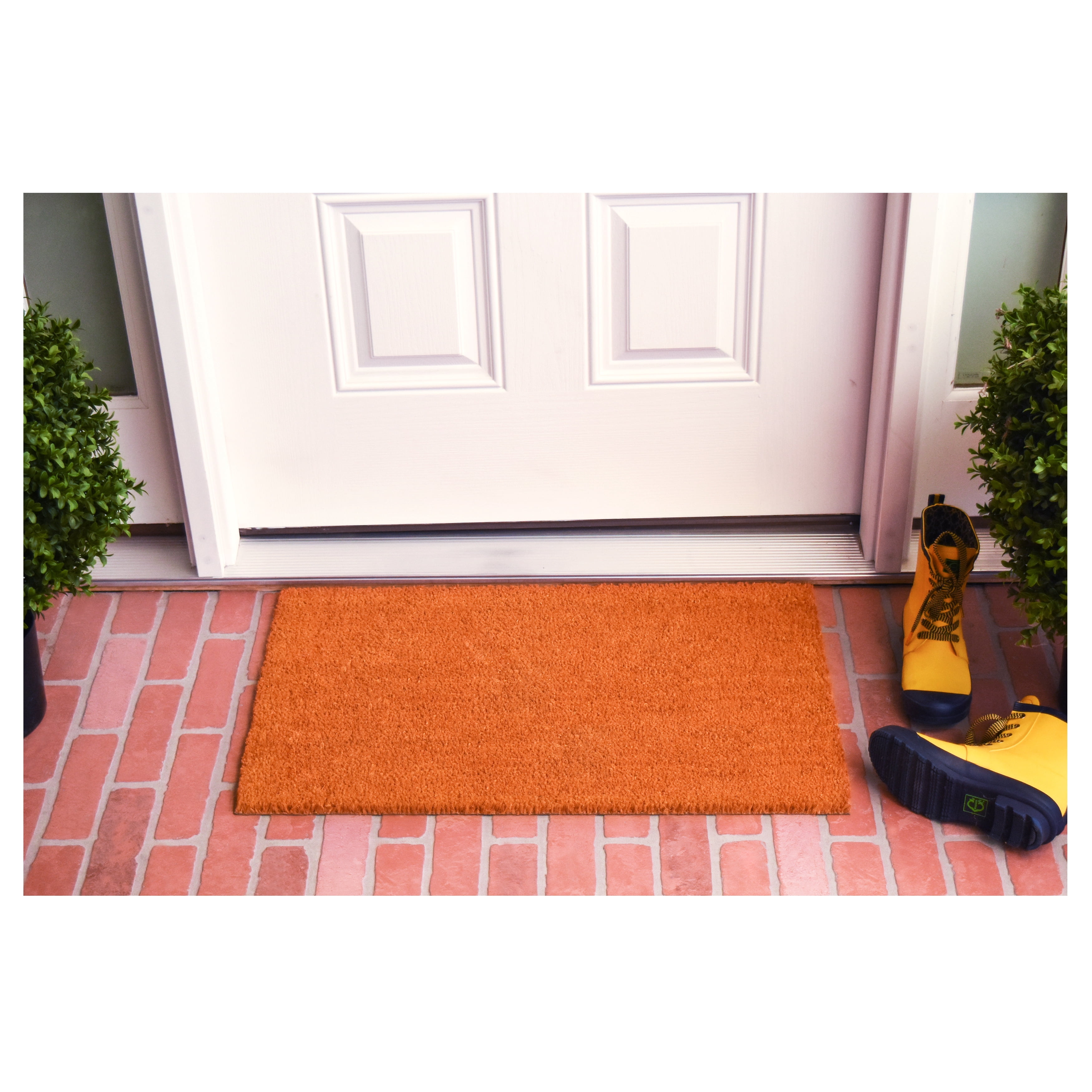 Collins Orange Pastel Doormat, 24" x 36"