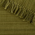 thumbnail image 4 of Variegated Olive Green Fringe Placemat (Set of 6), 4 of 6