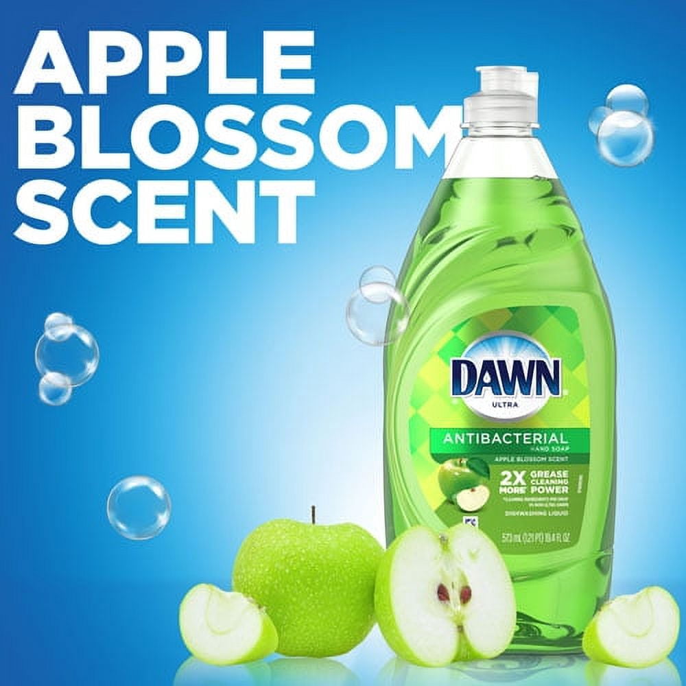 Ultra Antibacterial Dishwashing Liquid, Apple Blossom, 40 Oz Bottle | Bundle of 5 Each