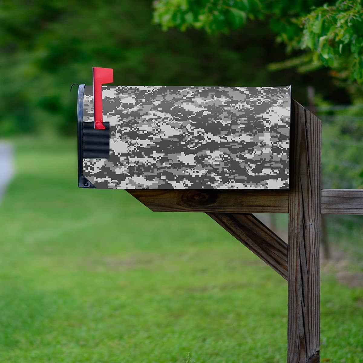 VWAQ Camoflauge Mailbox Covers Rustic Home Decor MBM54