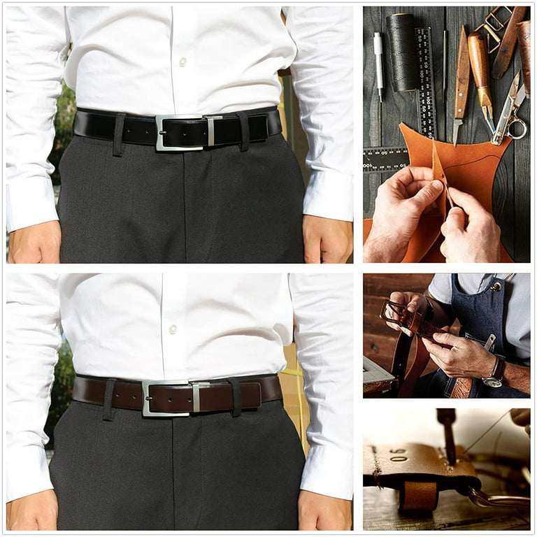CLUB SPUNKY Reversible PU-Leather Formal Black/Brown Belt For Men (Color-Black/Brown) belt for men, formal belt, gift for gents, Gents belt, mens