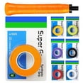 thumbnail image 4 of sunsanly 110CM Tennis Racket Grip Tape Anti-slip Sweat Absorbing Shock-proof Elastic Multifunction Fishing Rod Badminton Racquet Paddle Overgrip Wrap, 4 of 8