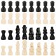 thumbnail image 1 of 2 Sets Wood Chess Set Mini Chess Set International Chess Pieces Small Chess Pieces for Chess Board, 1 of 4