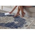 thumbnail image 2 of Non Slip Rugs, Indoor Rug, Floral Rug, Bohemian Rug, Chenille Printed Stye Rug, Thin Rug, Accent Rug, Navy Blue Rug, Cute Rug, Hallway Rug, Thick Rug, 3.3'x6.5' - 100x200 cm, 2 of 9