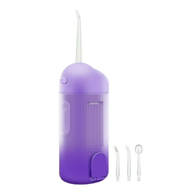1 Set 300mL Water Flosser Waterproof Remove Stone Tooth Stain Removal Stretchable Long Endurance Intelligent Water Oral Irrigator Flosser Bathroom Supply