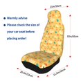 thumbnail image 6 of Haiem Flowe Chicken Printed Car Seat Covers Set of 2, Universal Fit Car Seat Covers,Protective Seat Covers,Comfortable Car Seat Covers, Easy Installation Seat Covers, Vehicle Seat Covers, 6 of 9