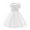 White, variant on Xihbxyly Girls Dresses Summer Toddler Girls Solid Color Temperament Bowknot Off Shoulder Pleated Skirt Birthday Party Gown Long Dresses