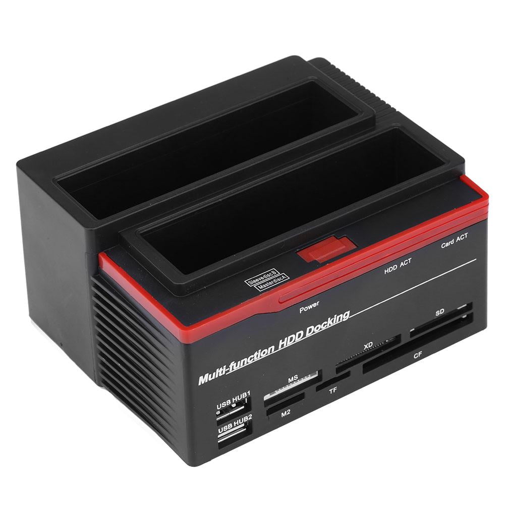 Mgaxyff DualBay 2.5 /3.5 SATA & IDE HDD Enclosure Docking Dock Station