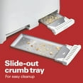thumbnail image 5 of Hamilton Beach 4-Slice Toaster with Extra-Wide Slots, Toast Boost, and Removable Crumb Tray, White, 5 of 7