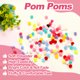 thumbnail image 3 of Uxcell Pom Poms, Small Pom Pom Balls Fuzzy Craft Pompoms for Crafts Arts DIY Decorations Multicolor, 3 of 5