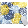 thumbnail image 1 of Mouse Pad, Green Spring Flower Blue Yellow and Navy Chrysanthemum Brown Mouse Pad, Mousepad Rectangle Customized Mouse Pads with Designs Non-Slip Rubber Smooth MousePads for Computer Laptop, 1 of 5