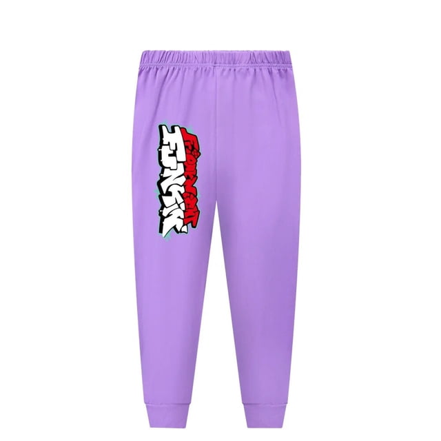 Funkin-Pijama de manga larga para niños, traje de pijama con camiseta para el hogar, ropa de Navidad para bebés y niñas, viernes por la noche