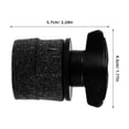 thumbnail image 4 of unbranded 2Jgo Accesorios Para De Batería Con Almohadillas De Fieltro Resistentes Y Piezas Plásticas Negras, 4 of 5