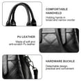 thumbnail image 3 of Simple leisure shoulder crossbody bag and New fashion handbag with large capacity - black, 3 of 5