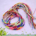 thumbnail image 5 of CIYISON 100Pieces Multicolor Braid Strands Bracelets Friendship Cords Hand-Making Bangle, 5 of 12