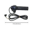 thumbnail image 3 of Universal Vehicle Throttle Grip Upgrade for 48V LCD Display with Key Lock Plug-and-Play Installation Easy Fit for Scooter and Motorcycle, 3 of 7