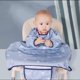 thumbnail image 4 of Coverall Baby Feeding Bibs Cute Pattern Smooth Surface Comfortable Dining Chair Bib Set for Home Blue with Storage Bag, 4 of 4