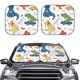 thumbnail image 2 of Balery Dinosaur Parasol para parabrisas de coche de 2 piezas | Parasol plegable para parabrisas delantero de coche para la mayoría de sedanes-Small, 2 of 6